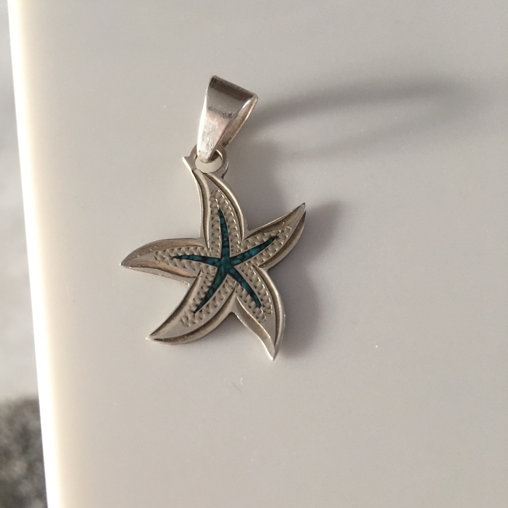 Sterling Silver Starfish Charm (.925) 🌊